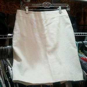 Ann Taylor white pencil skirt